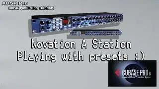 Novation A Station Synth / Synthersizer Demonstration in Cubase 8 Pro