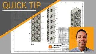 Hole Tables in Fusion 360 Drawings Workspace | Autodesk Fusion 360