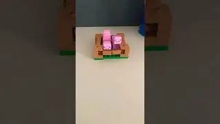 Лего Майнкрафт: загон для свиней 
