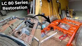 Land Cruiser 80 Project EP #6 | Chassis Hammerite Paint