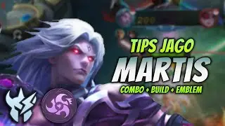 CARA MAIN MARTIS META TERBARU ! BUILD & EMBLEM MARTIS TERSAKIT 2023 ! | MARTIS JUNGLER GAMEPLAY