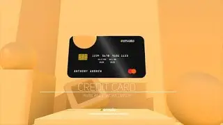 After Effects Template | 3D Credit Card