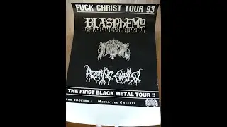 IMMORTAL | FUCK CHRIST TOUR 1993 | Blasphemy and Rotting Christ