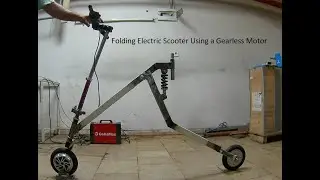 Making a Folding Electric Scooter Using a Gearless Motor - 1 Part