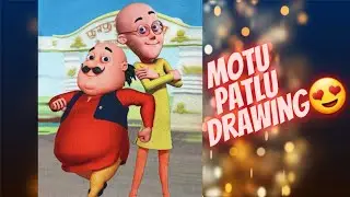 MOTU PATLU SKETCH PEN DRAWING ❤️