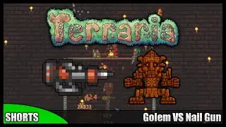 Terraria 1.3 || Boss Battles - Golem VS Nail Gun