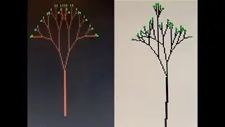 ЭВМ Таймыр 2 часть 4 - фрактальное дерево