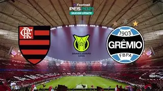FLAMENGO vs GRÊMIO | Campeonato Brasileiro 2023 (RODADA 10) | PES 2021 Patch BMPES 9.09