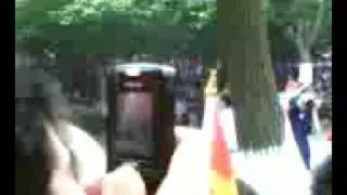 看奥运圣火南京鼓楼传递之行
