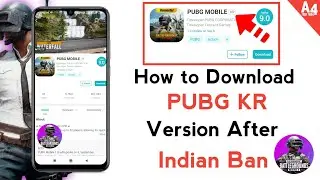 How to Download PUBG KR Version After Indian Ban | A4 TECH TAMIL