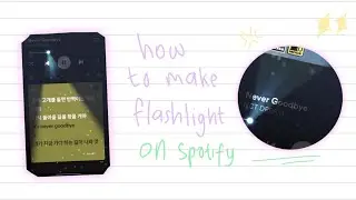 cara membuat flash light di spotify (semua lagu) 🛒💥