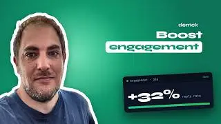 +32 % engagement avec derrick.