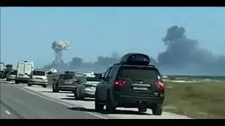 Новофёдоровка взрывы на аэродроме//Пробки на Крымский мост//в Крыму паника.