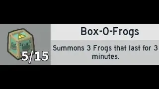 I donated a Box-O-Frogs to the Wind Shrine.