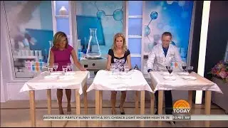 Today Show - Science Experiments w/ Jeffrey Vinokur (Magic Sand, Table cloths, and bubbles)