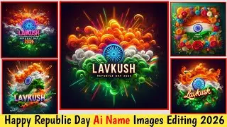 Instagram New Happy republic day Name image 2026 | Ai Republic Day name image | Bing image creator 
