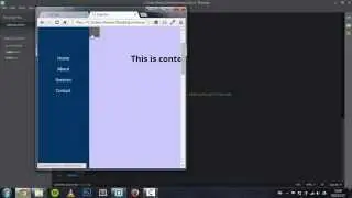 Side or Vertical Navigation bar tutorial || HTML, CSS, jQuery