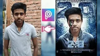 2.0 editing||PicsArt movie poster editing like a Robot 2.0
