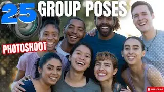 25 BEST POSES FOR GROUP PHOTOS / GROUP PHOTOSHOOT