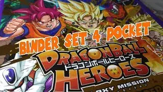 DRAGON BALL HEROES BINDER SET MOVIES | 4-POCKET