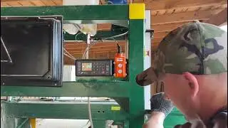 Computer setworks for sawmill Micron-R / Sterownik nastawnik traka taśmowego Micron-R / Sägewerk