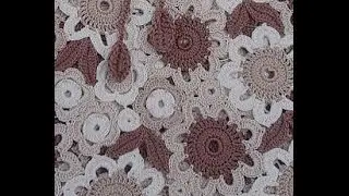 Вязание крючком цветок подсолнух