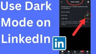 How to Use Dark Mode in LinkedIn (Dark mode on LinkedIn mobile)
