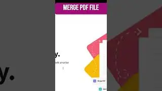 How to merge pdf file #techystark