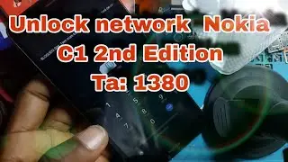 Unlock network Nokia C1 2nd Edition Ta: 1380 desbloqueado da rede.