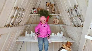 Вика отдыхает на базе отдыха 
