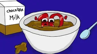 10 drowning in chocolate water | Wonderland number fanmade coloring story