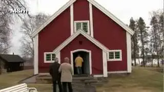 Filmsequenzen-Preview: Holzkirche Jukkasjärvi-Holzkirche Kiruna-Innenstadt Kiruna