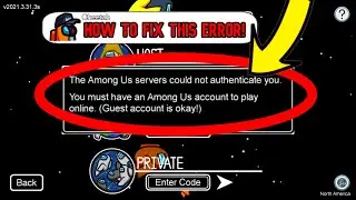 HOW TO FIX ACCOUNT SYSTEM NOT LETTING YOU JOIN OR PLAY A GAME! (Easy)