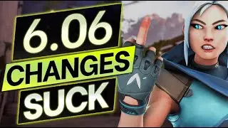 NEW PATCH 6.06 is A DISGRACE - NEW REWARDS SYSTEM, NEW SKINS and NERFS - Valorant Update