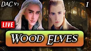 🔴 The Elven-King! | Wood Elves pt1 | Third Age: Total War | Divide & Conquer v5 Beta