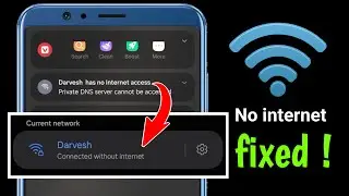 wifi connected without internet | private dns server cannot be accessed