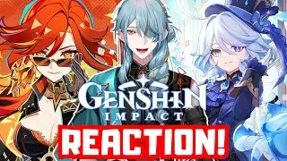 Genshin Impact All Demo Character Trailers FIRST TIME REACTION