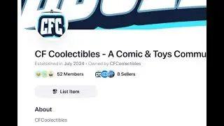 How to apply to sell on District with CFCoolectibles?