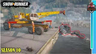 Recovery sunk OSHKOSH Truck With Crane. 