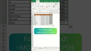 Calculate hours worked 