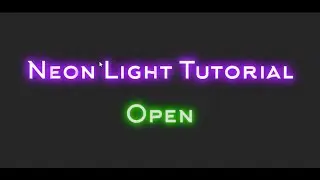 Neon Light Text Effects | HTML & CSS