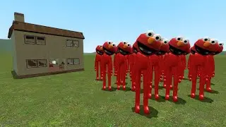 ELMO VS HOUSES!! Garry's Mod
