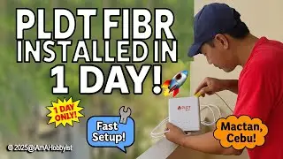 One Day PLDT Fibr from application to installation