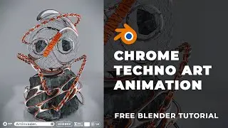 How to Make Cool Chrome 3D Art in Blender