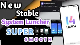 New Stable MIUI 14 System Launcher Update with Fully Widget & Super Folder Support for MIUI 14 #miui