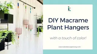 How to Make DIY Macrame Plant Hangers