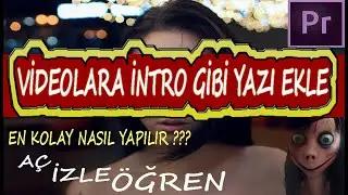 ADOBE PREMİER PRO YAZI EKLEME,EN POPÜLER YÖNTEM