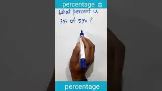 what percent is 3 % of 5 % ? | class 8th composite maths | @NTRsolutions 