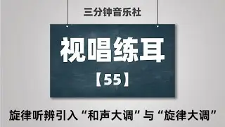 【视唱练耳】55-旋律听辨引入“和声大调”与“旋律大调”