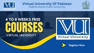 Virtual University Pakistan Free Courses | Free Online Courses | Virtual University of Pakistan